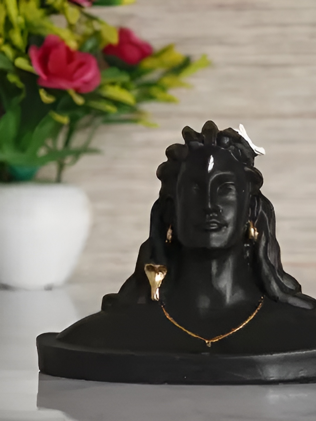 

Navyaksh Black Religious Idol Showpiece