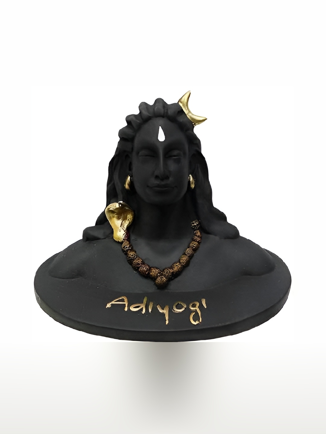 

Navyaksh Black Ceramic Adi Yogi Showpiece