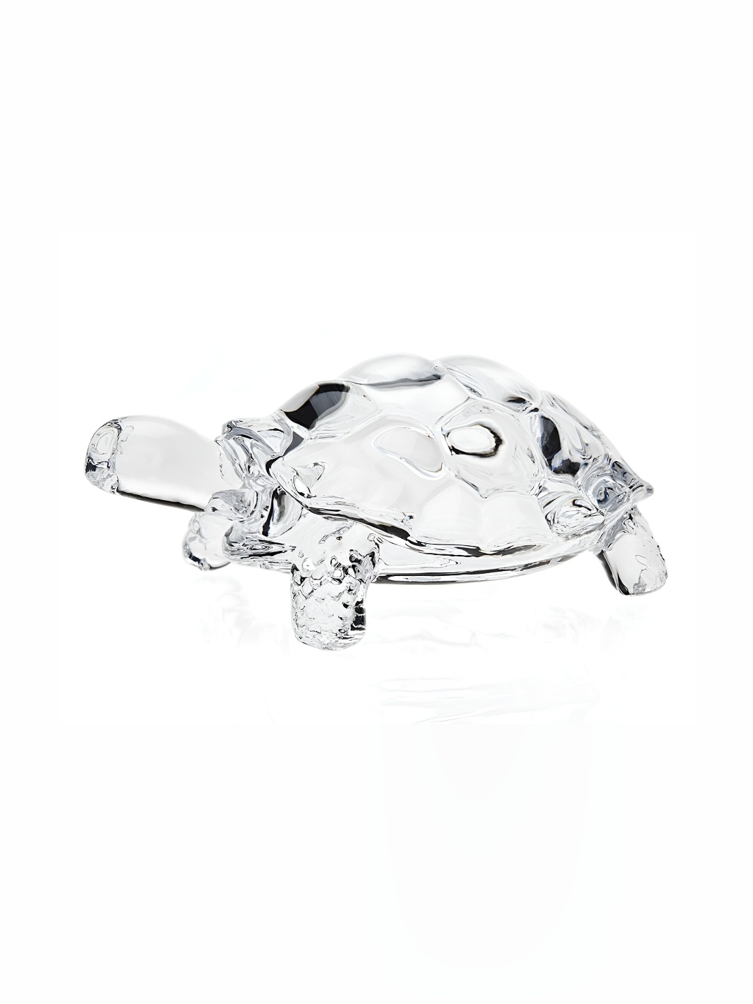 

Navyaksh White Glass Turtle Showpiece