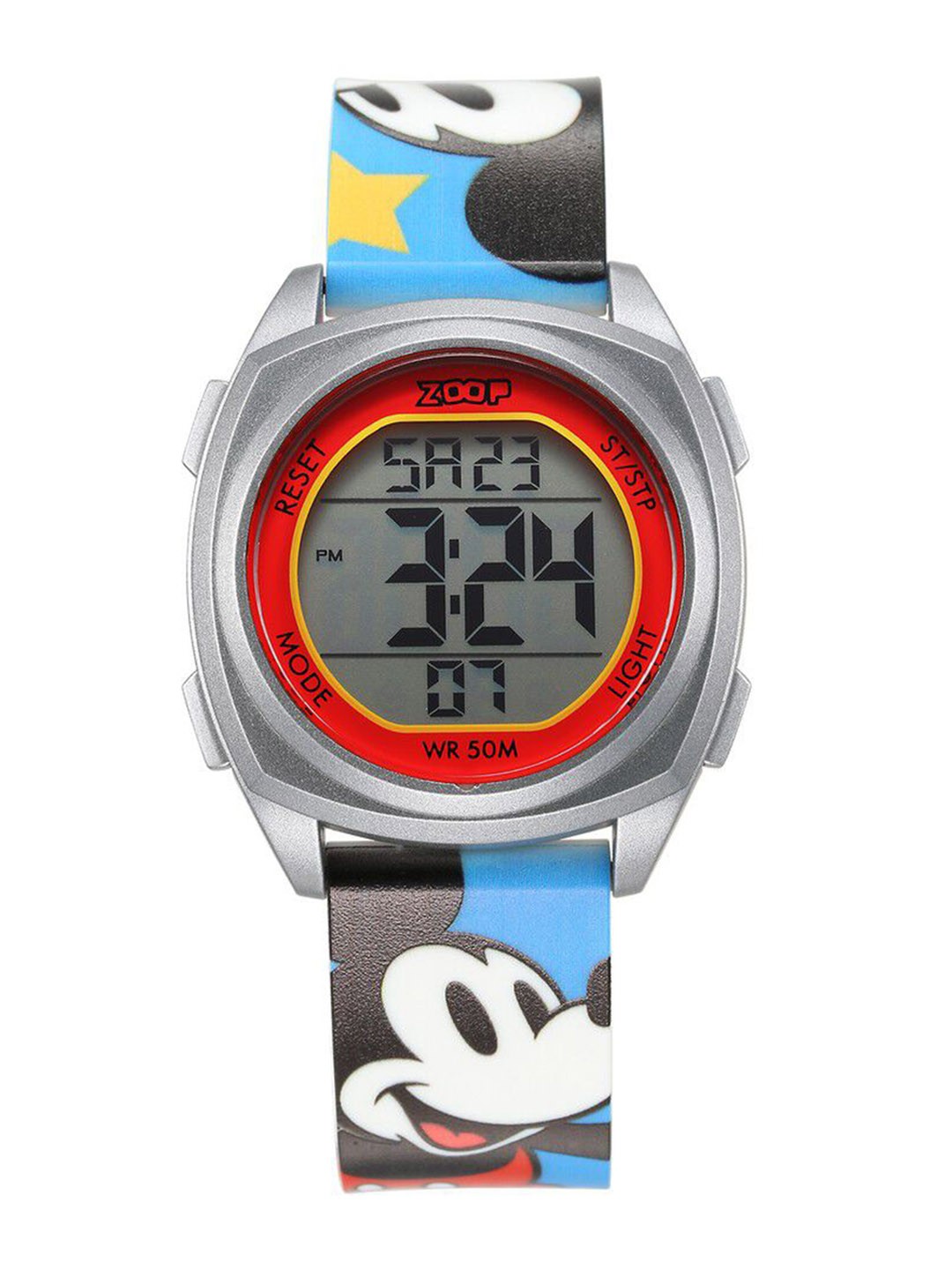 

ZOOP from TITAN Kids Mickey Mouse Printed Round Shaped Digital Automatic Watch 16025PP13, Orange