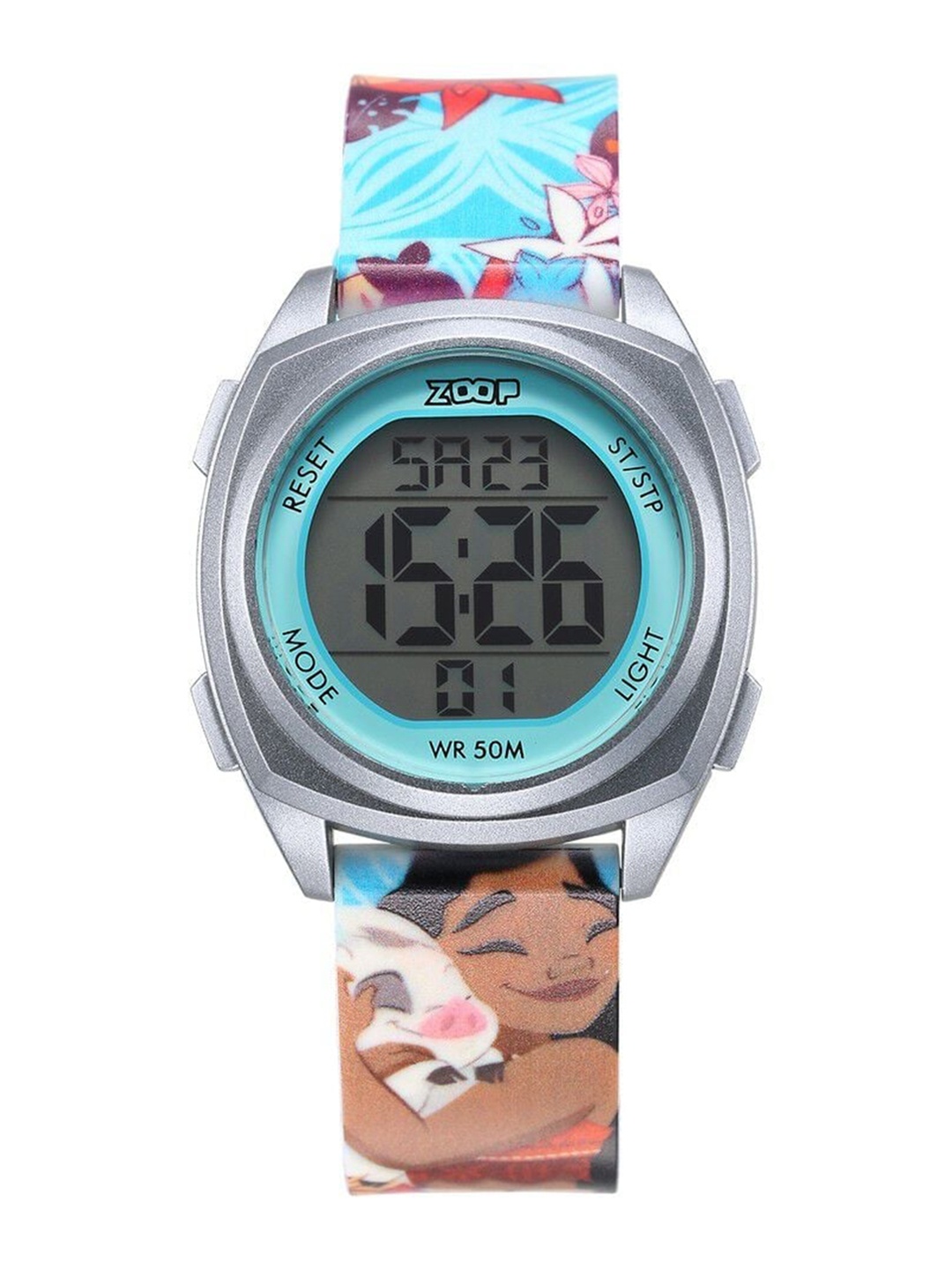 

ZOOP from TITAN Kids Disney Printed Straps Digital Automatic Watch 16025PP11, Blue