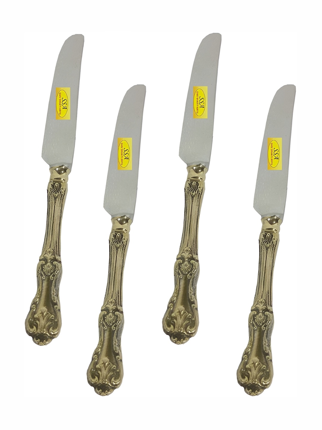 

Shivshakti Arts Brown 4 Pieces Butter Knife