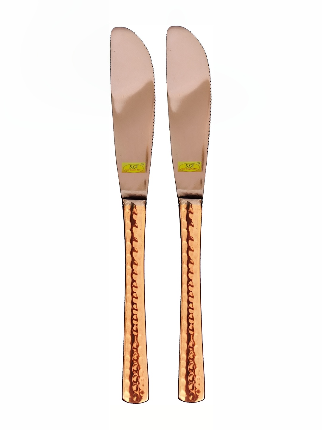 

Shivshakti Arts Brown 4 Pieces Copper Knives