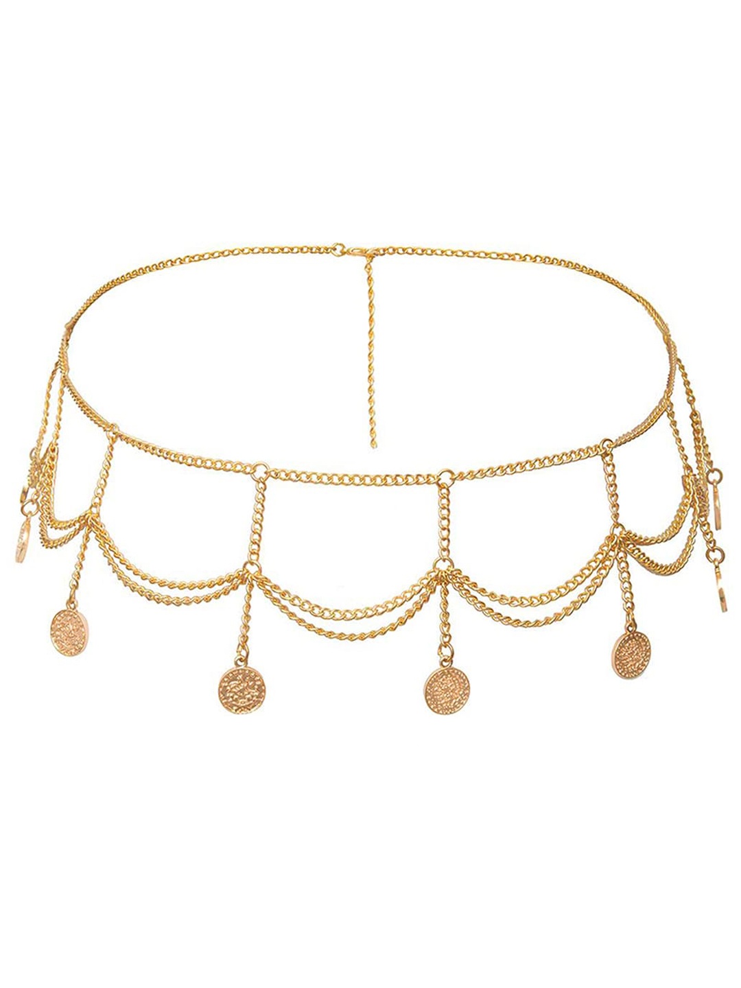 

Peora Gold Plated Waist Kamarbandh Chain Saree Accessories