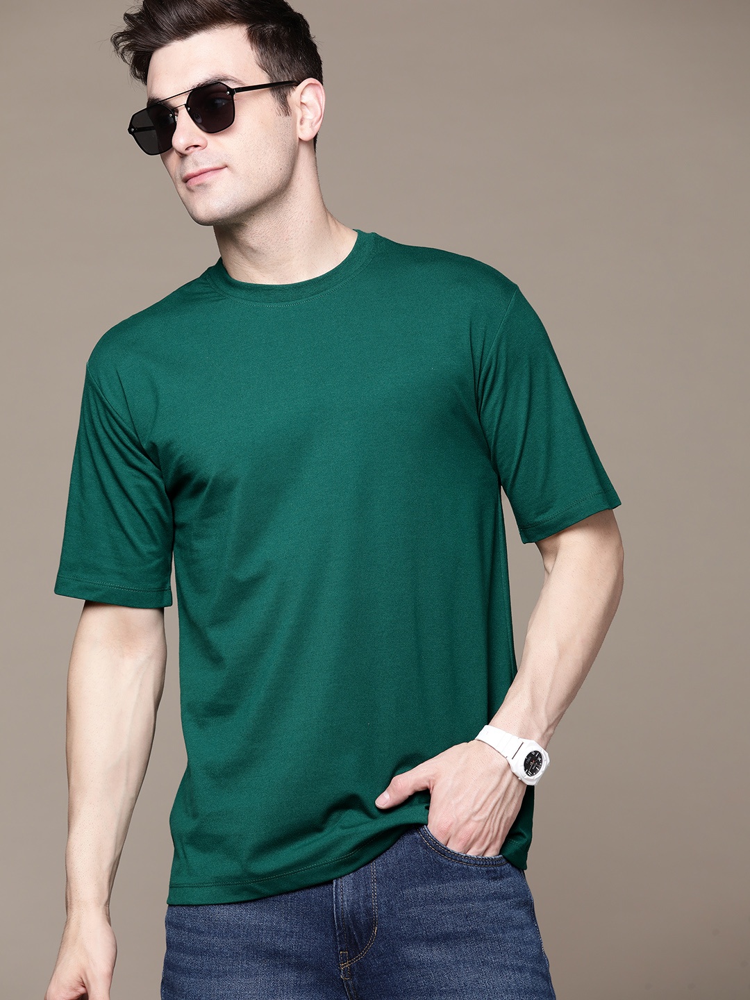 

The Roadster Lifestyle Co. Relaxed Fit T-shirt, Green
