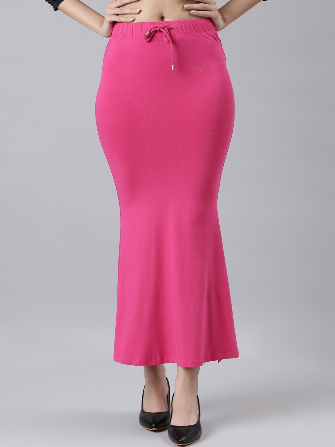 

TWIN BIRDS Side Slit High Rise Mermaid-Fit Stretchable Saree Shapewear, Pink