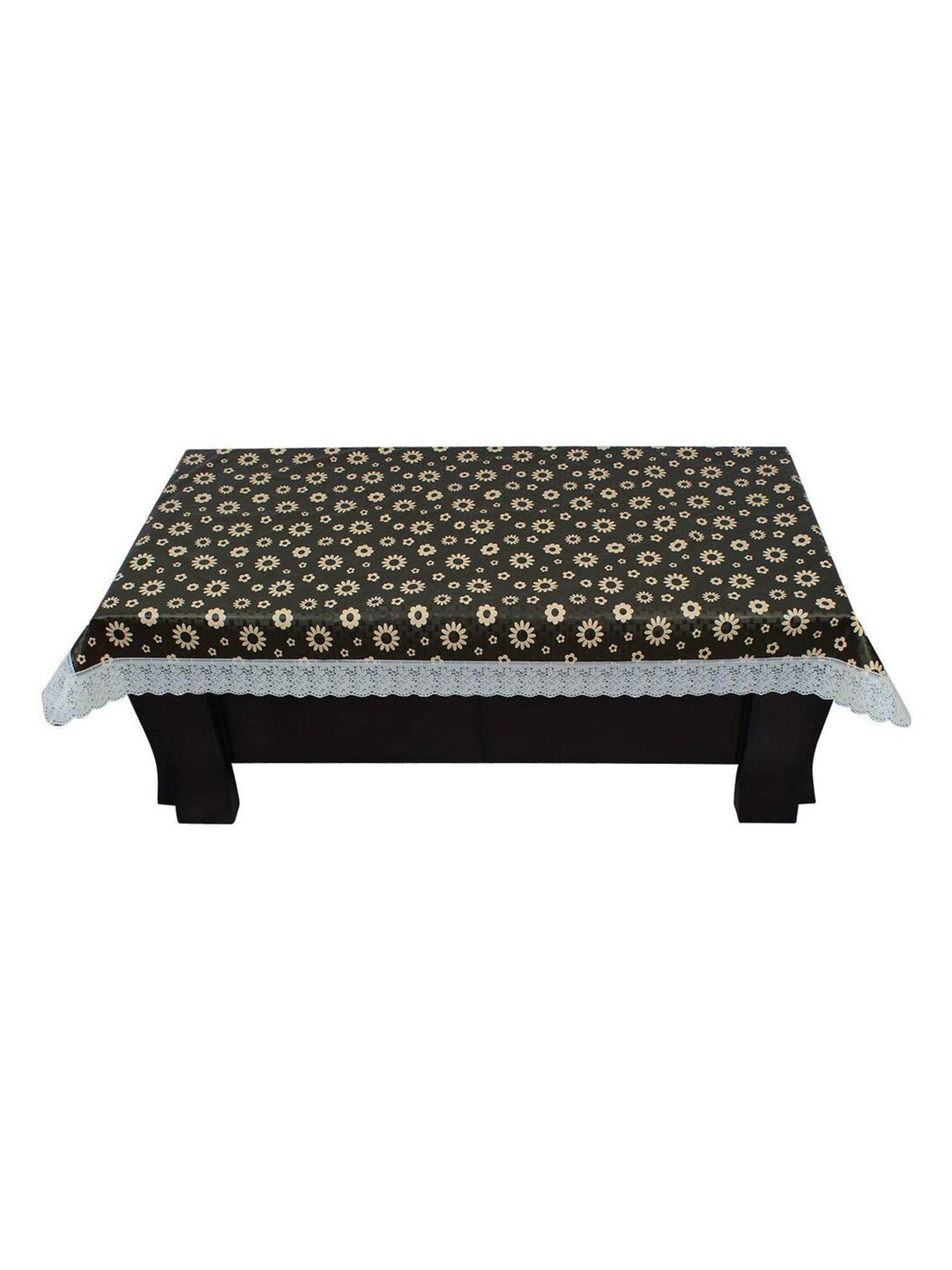 

CASA-NEST Black Geometric 8-Seater Rectangle Table Cover