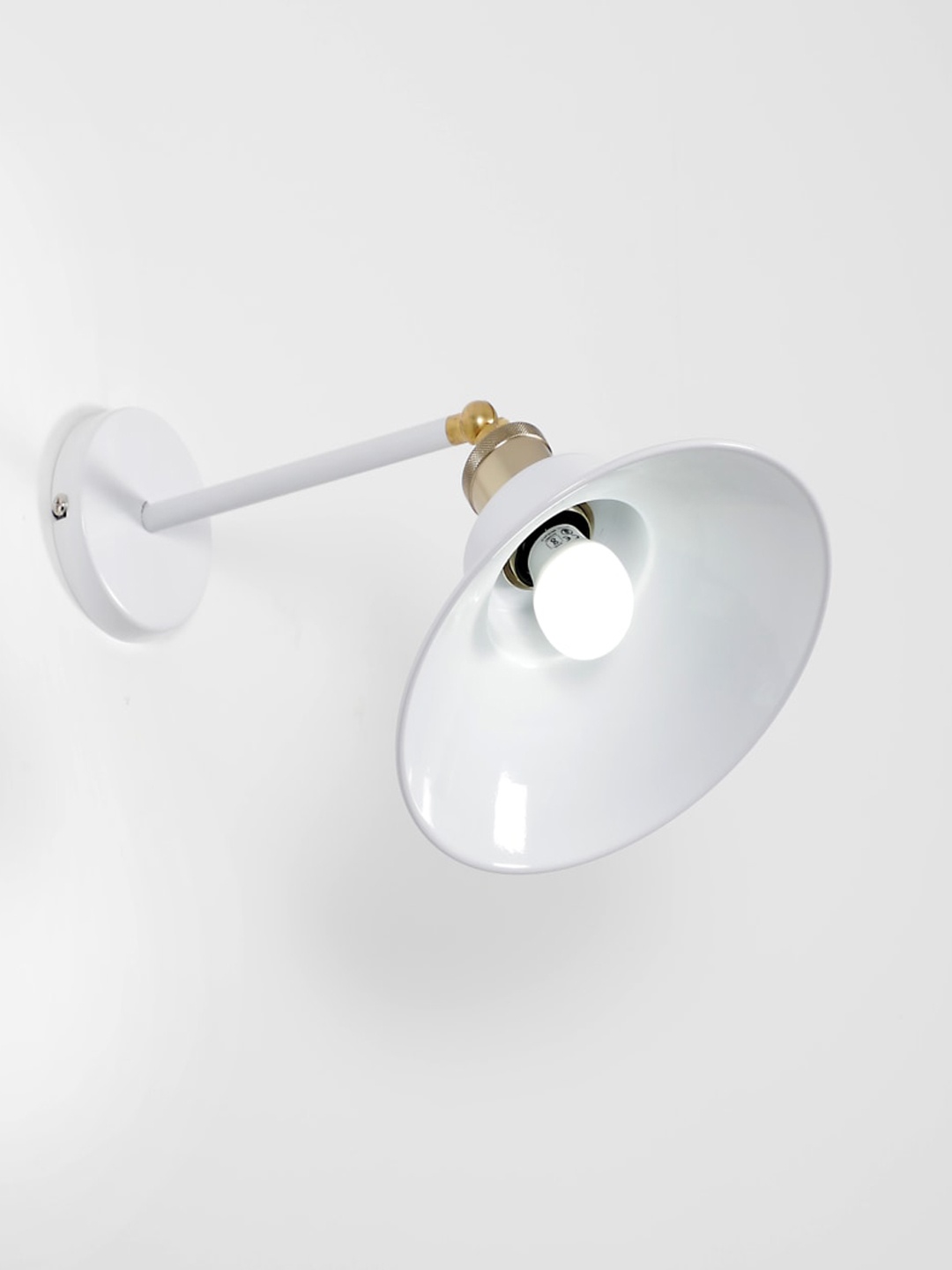 

Craftter White Bell Shaped Metal Wall Lamps