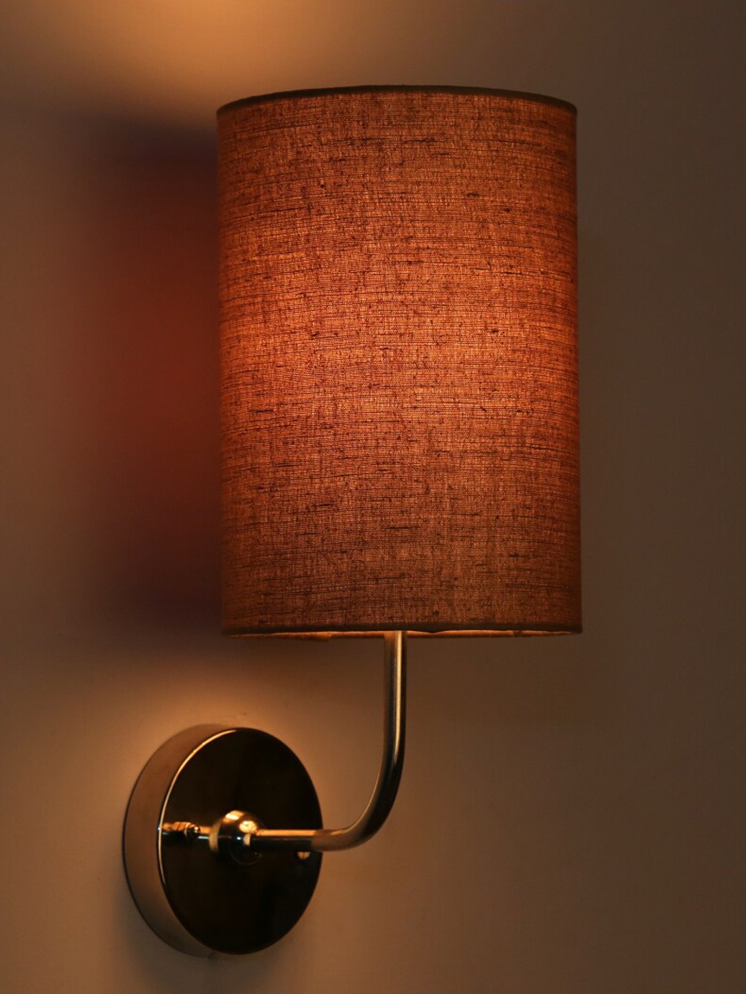 

Craftter Brown Textured Cylindrical Acrylic Wall Lamps