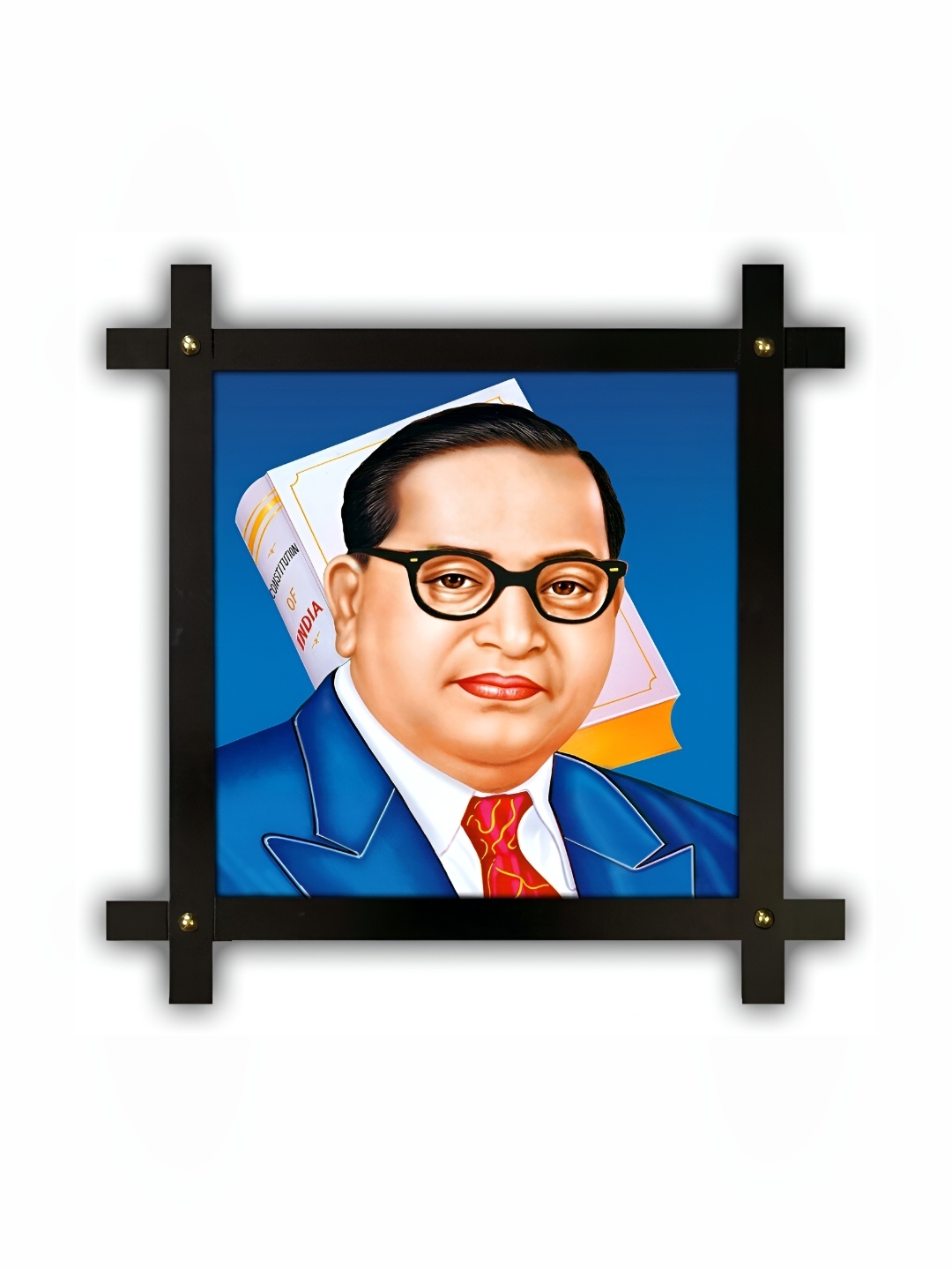 

PnF Blue & Beige Wooden Printed Wall Art