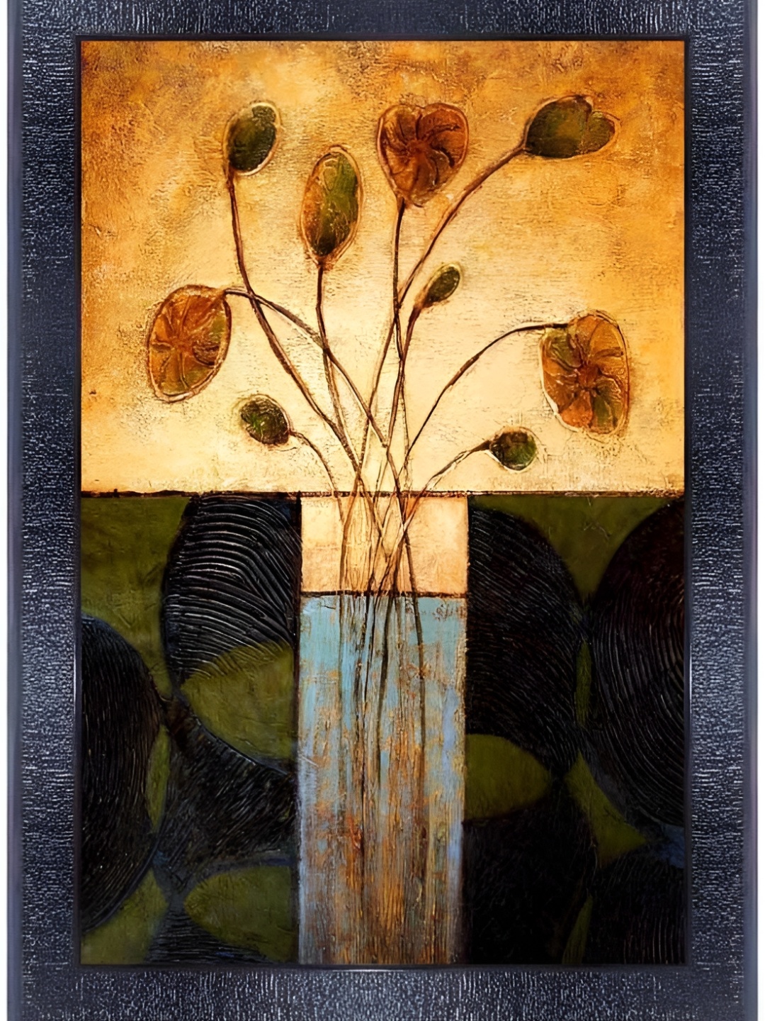 

PnF Black & Brown Wooden Painting Wall Art
