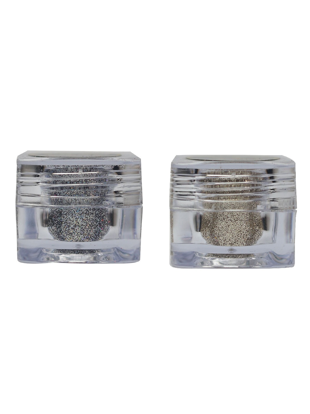 

Veoni BELLE Set of 2 HD Holographic Glitter Eyeshadow 5 g each - Shade 14 & 08, Silver
