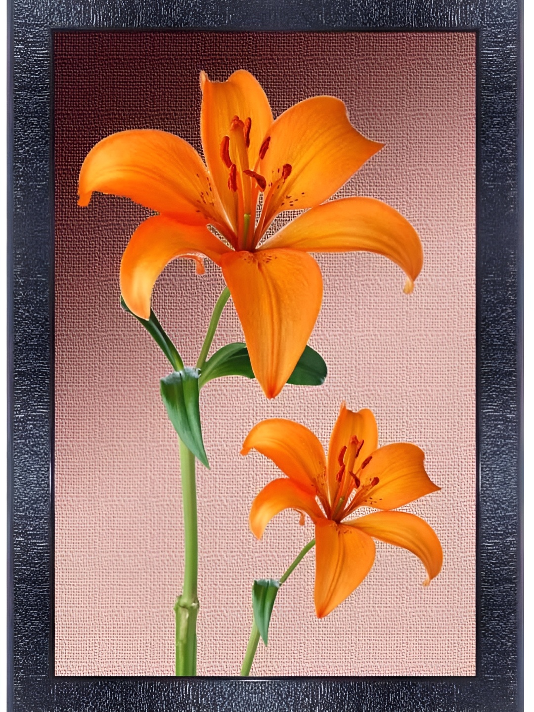 

PnF Black & Beige Wood Floral & Botanical Painting Wall Art