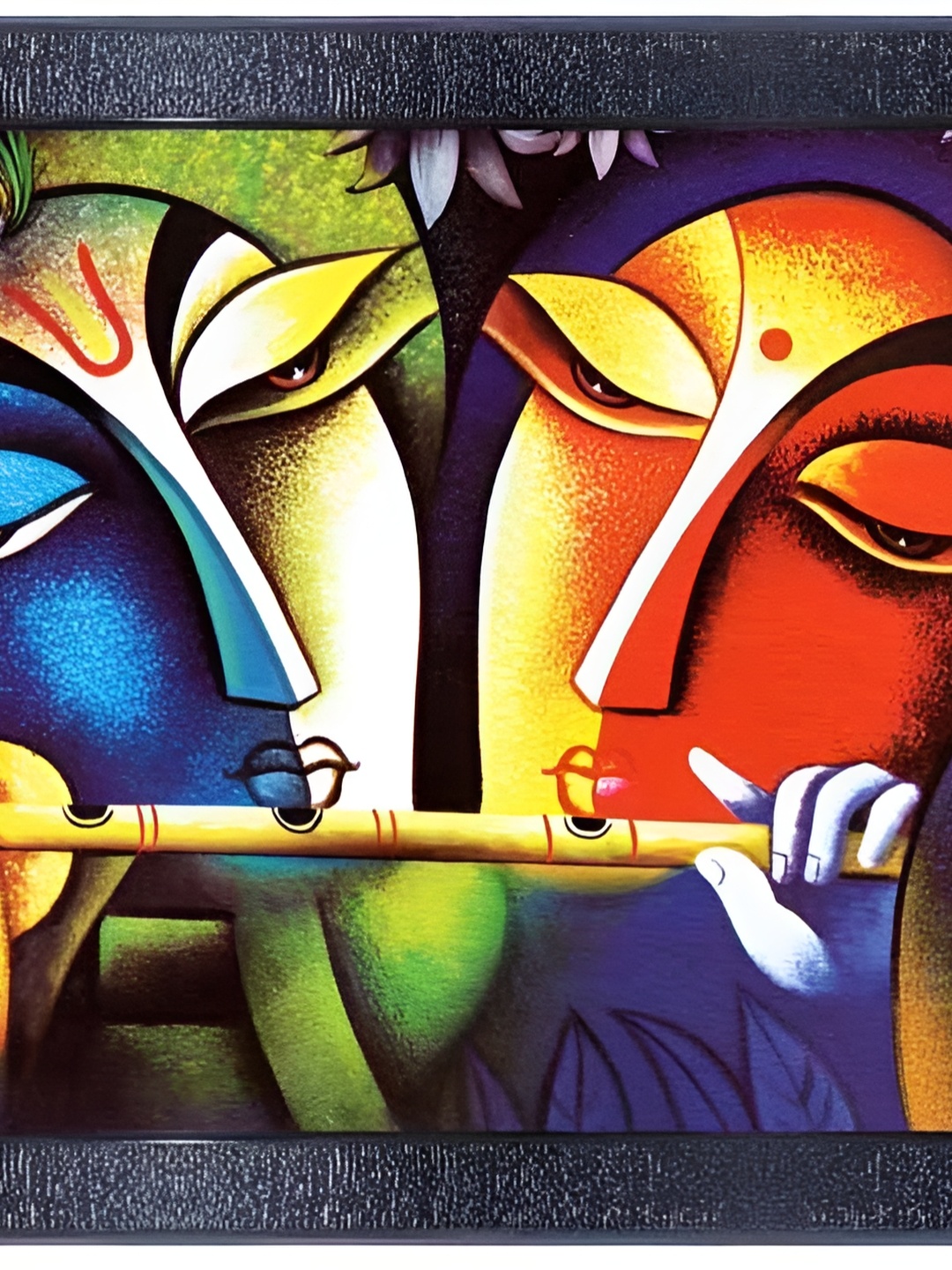 

PnF Black & Blue Glass Religious Wall Art