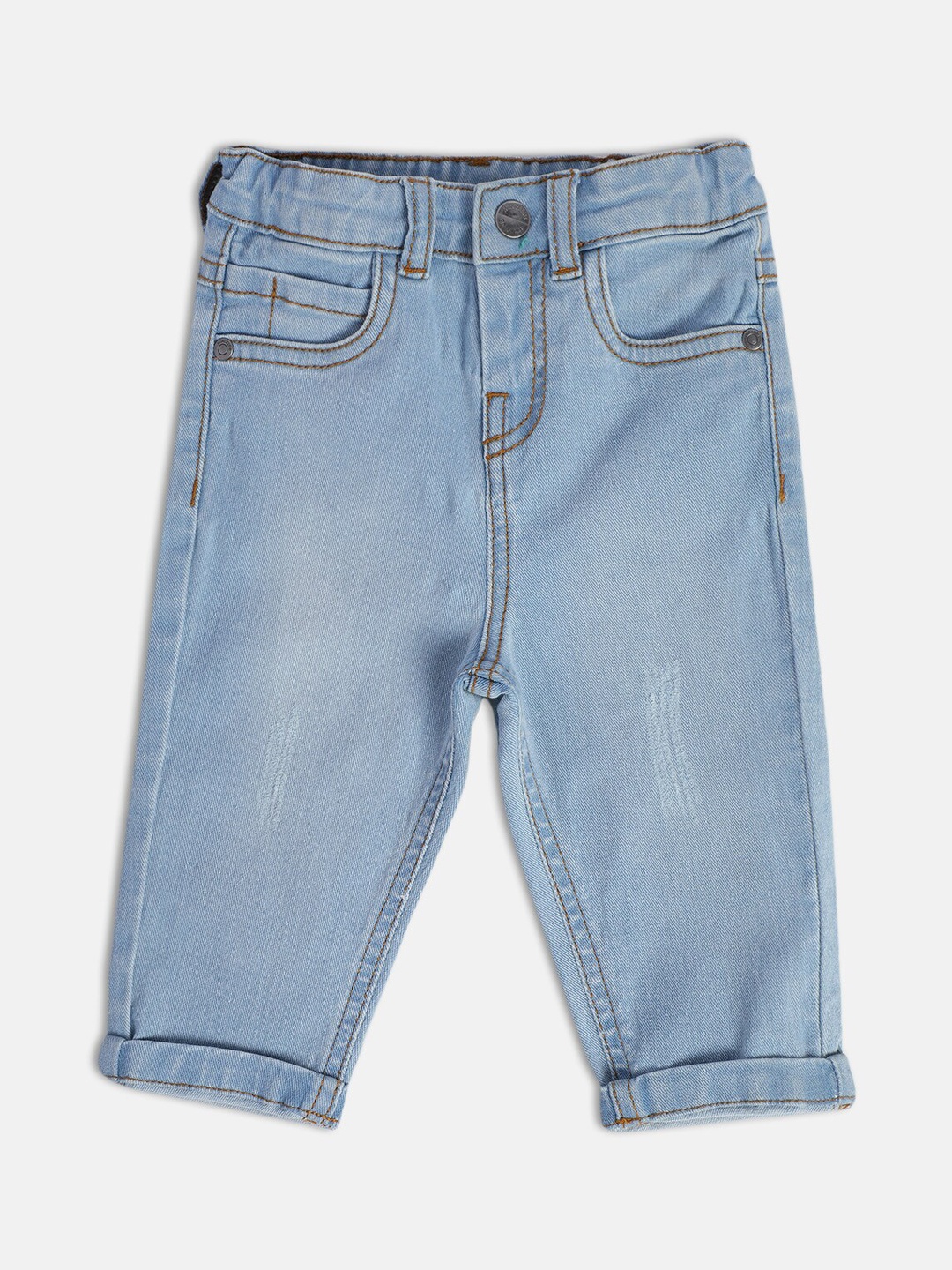 

MINI KLUB Boys Clean Look Stretchable Jeans, Blue