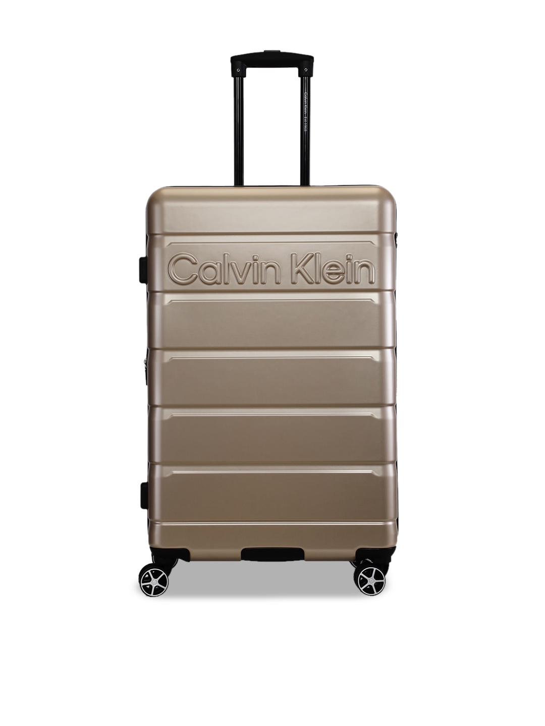 

Calvin Klein RIDGE-LINE Range Pearlized Taupe Hard 28" Large Luggage, Gold