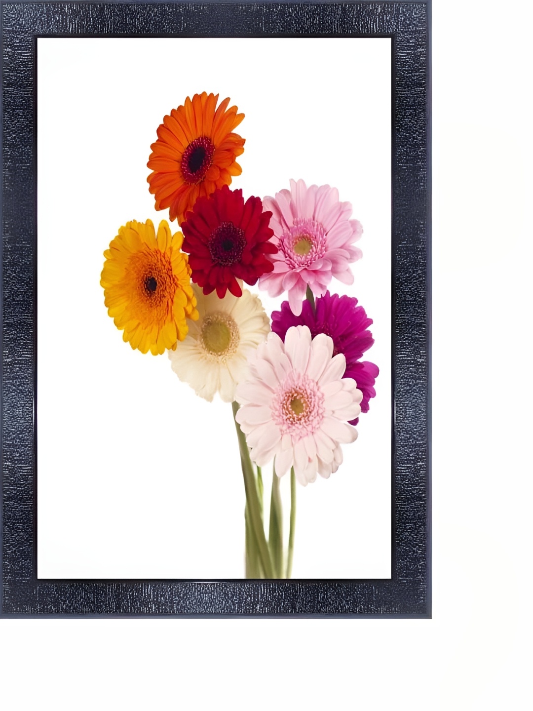 

PnF Black & White Wooden Floral And Botanical Wall Painting