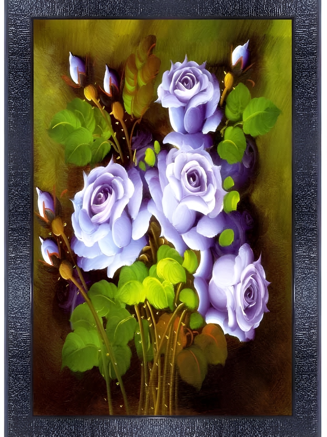 

PnF Green & Purple Wooden Painting Wall Art