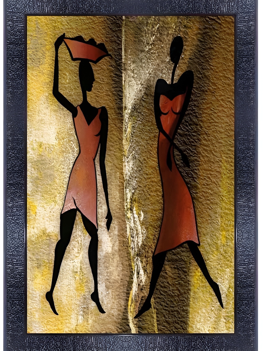 

PnF Black & Brown Wooden Painting Wall Art