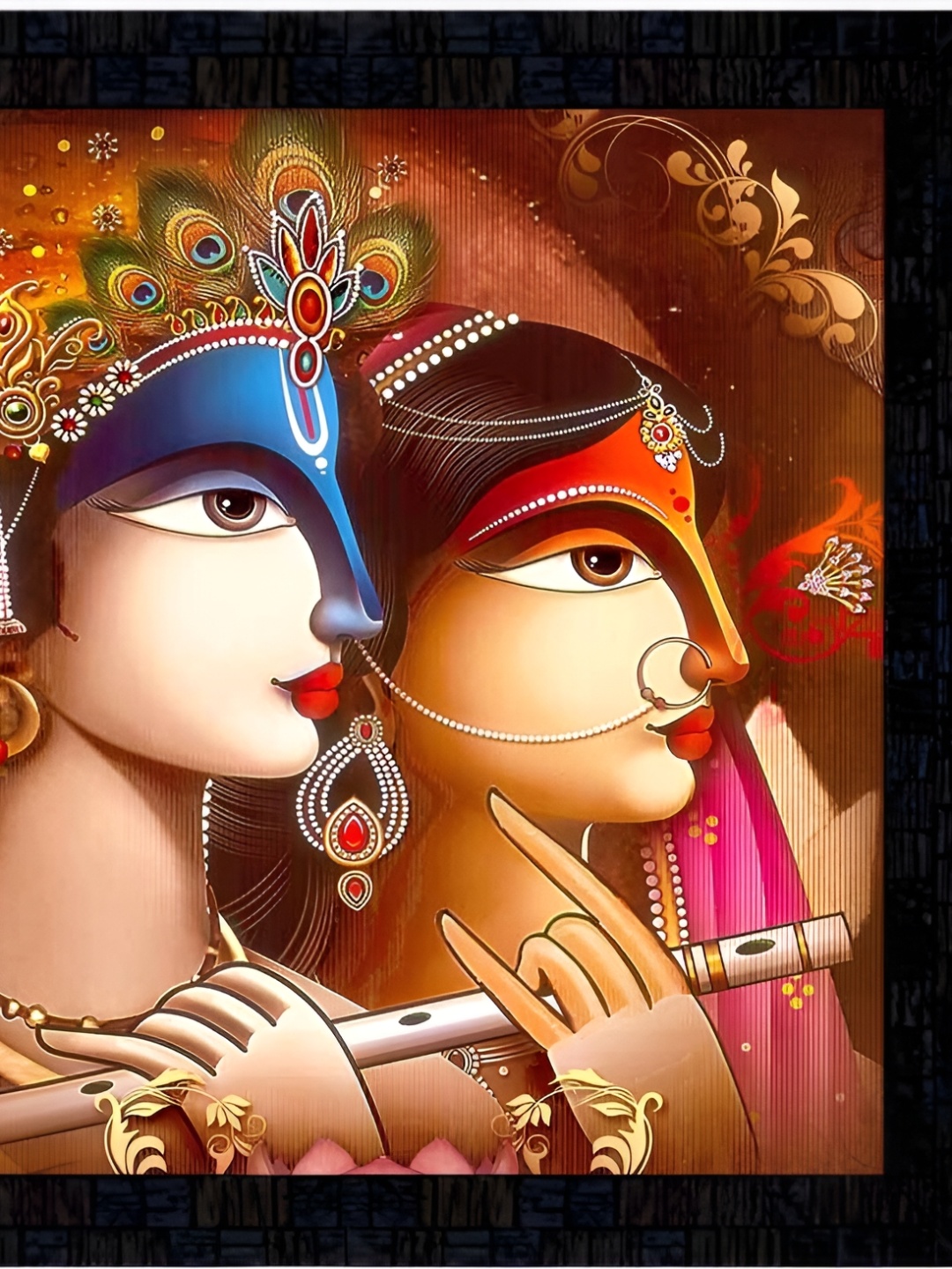 

PnF Brown & Blue Religious Wall Painting
