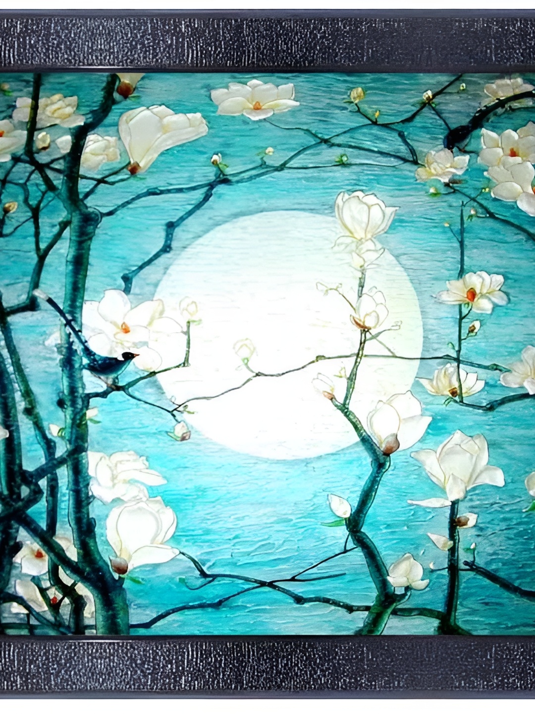 

PnF Black & Blue Canvas Floral and Botanical Wall Art