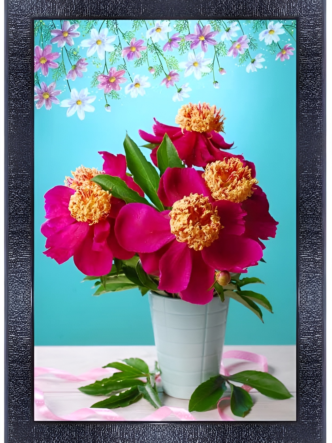 

PnF Charcoal & Sea Green Floral and Botanical Paintings Wall Art