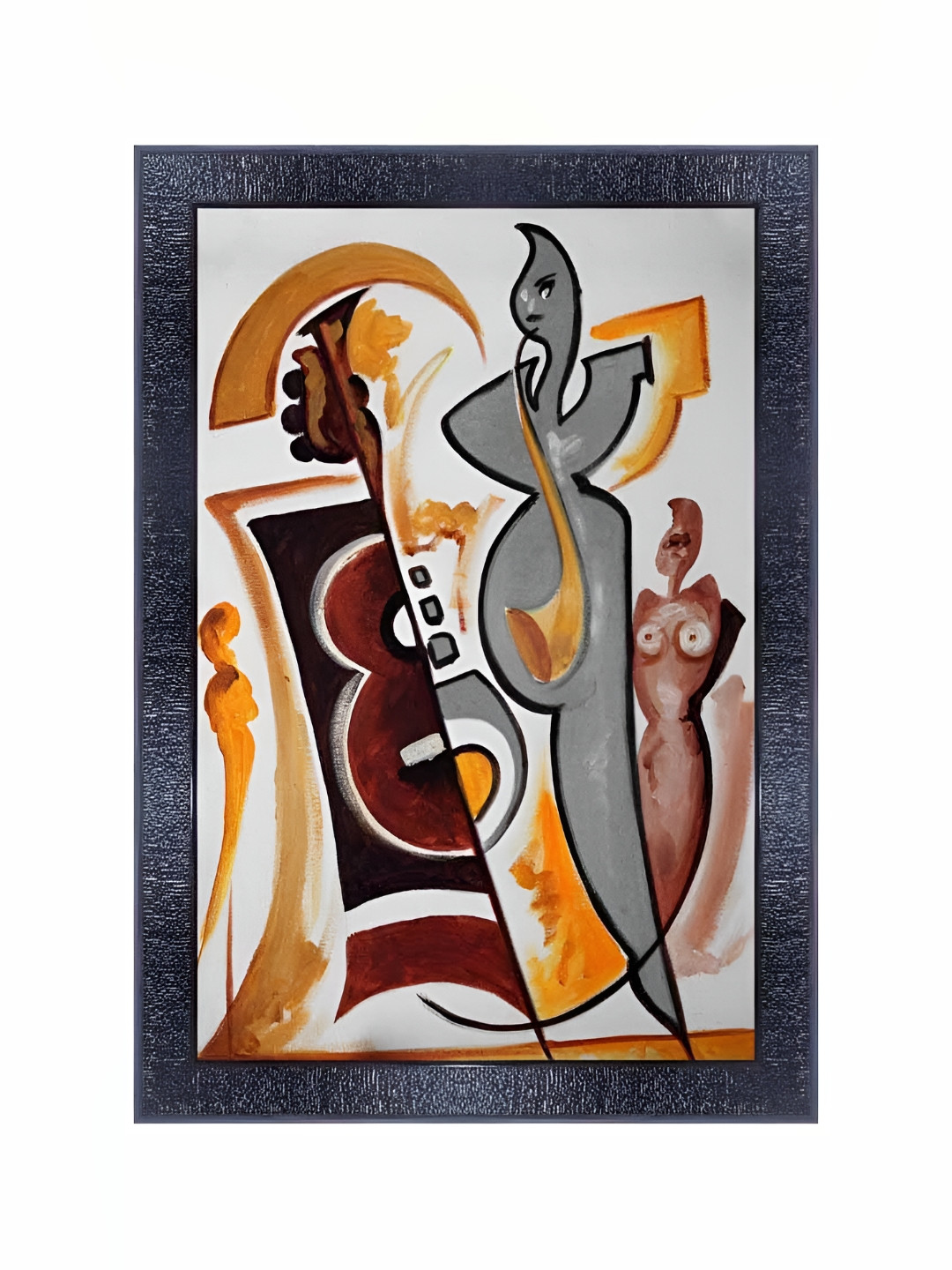 

PnF Black & Brown Wooden Abstract Paintings Wall Art
