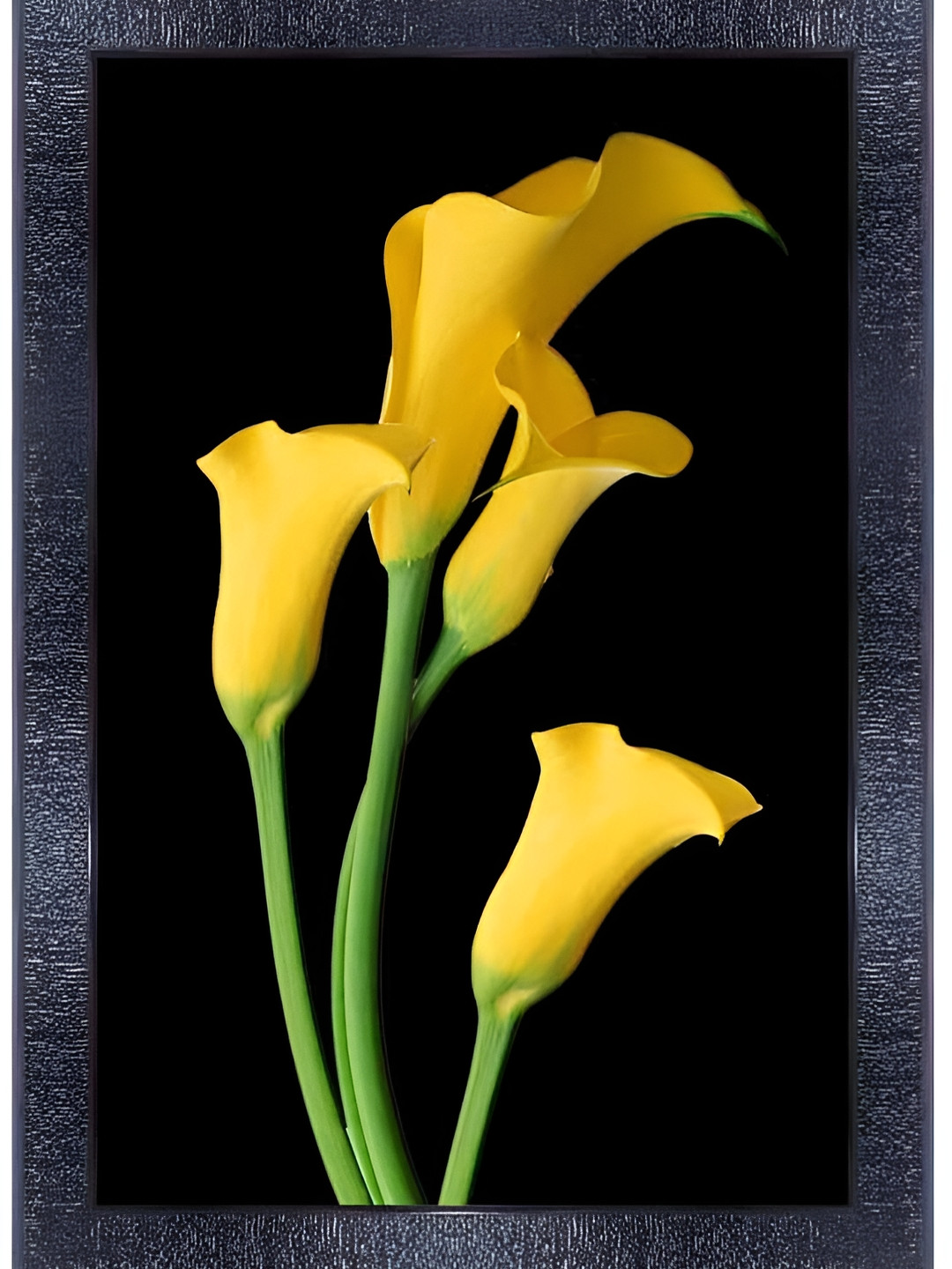 

PnF Black & Yellow Wooden Painting Wall Art