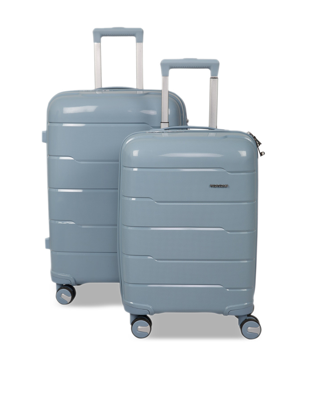 

Polo Class Set Of 2 Lightweight Hard Sided Trolley Bag, Silver