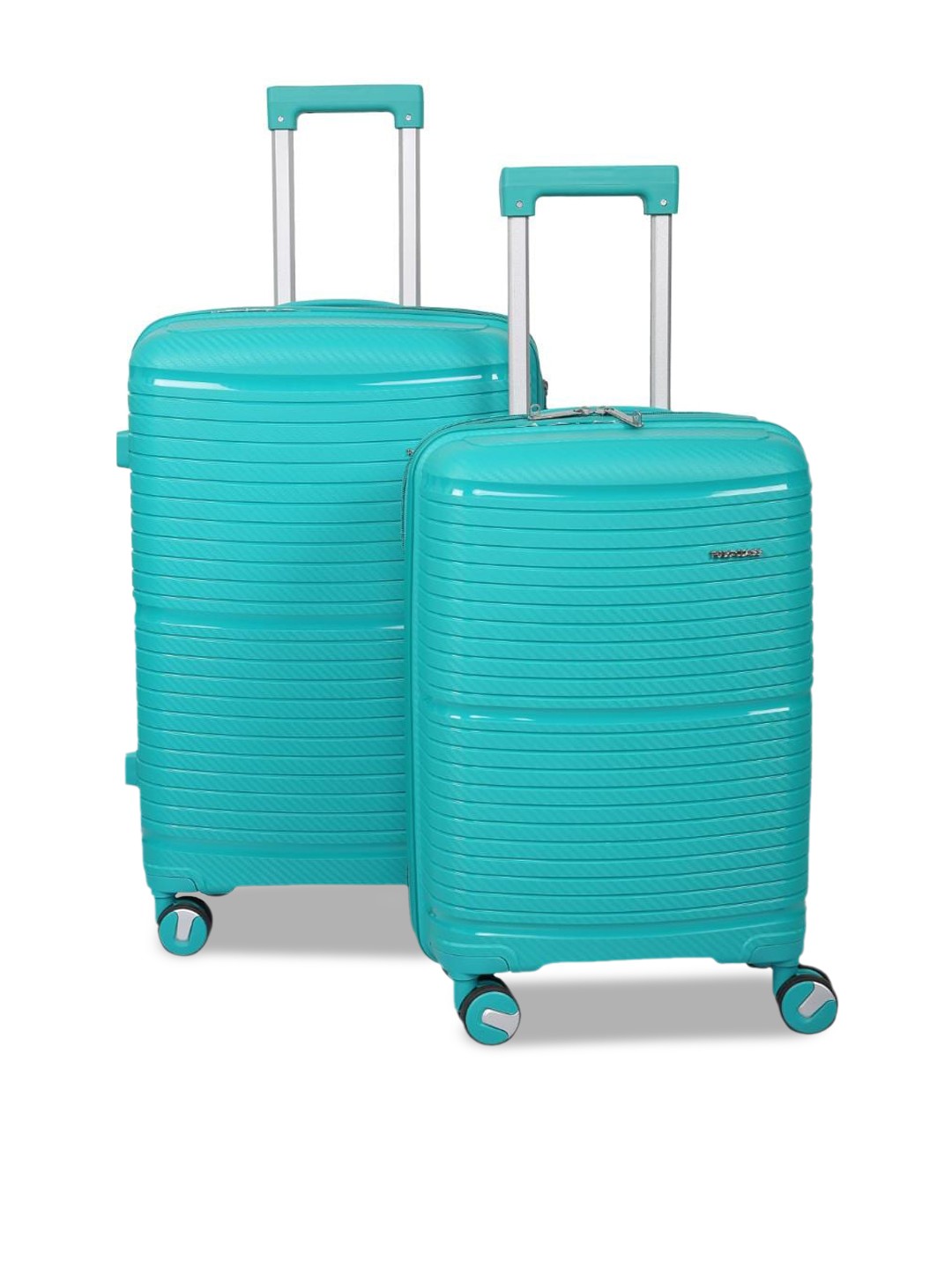 

Polo Class Set Of 2 Textured Hard-Sided Trolley Bags, Sea green
