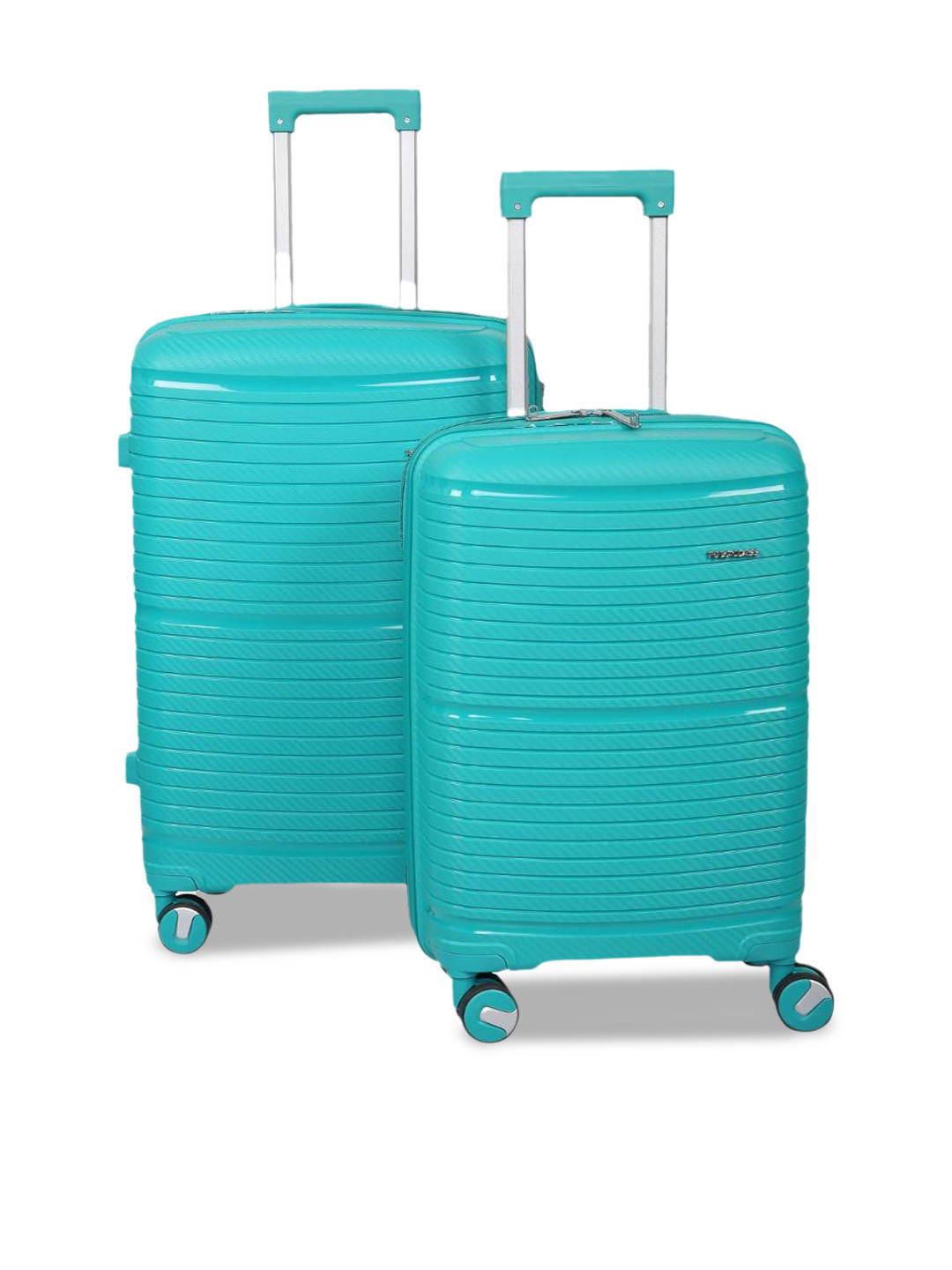 

Polo Class Set Of 2 Textured Hard Side Trolley Suitcase -60L, Sea green