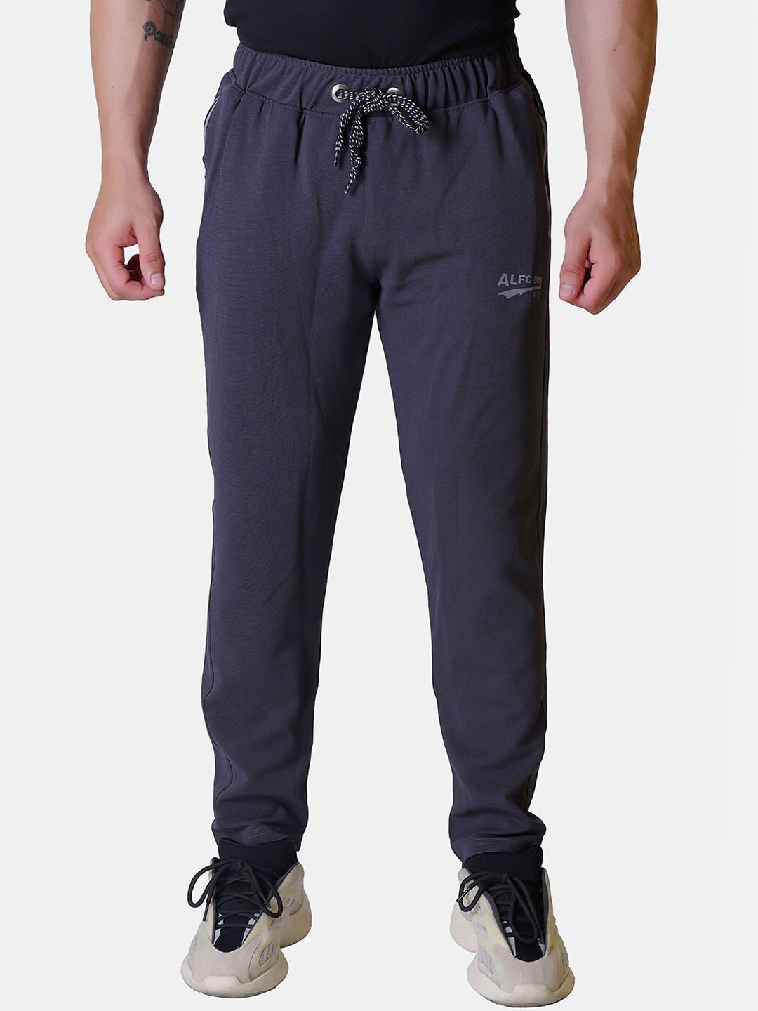 

BAESD Men Mid-Rise Dry Fit Track Pant, Navy blue