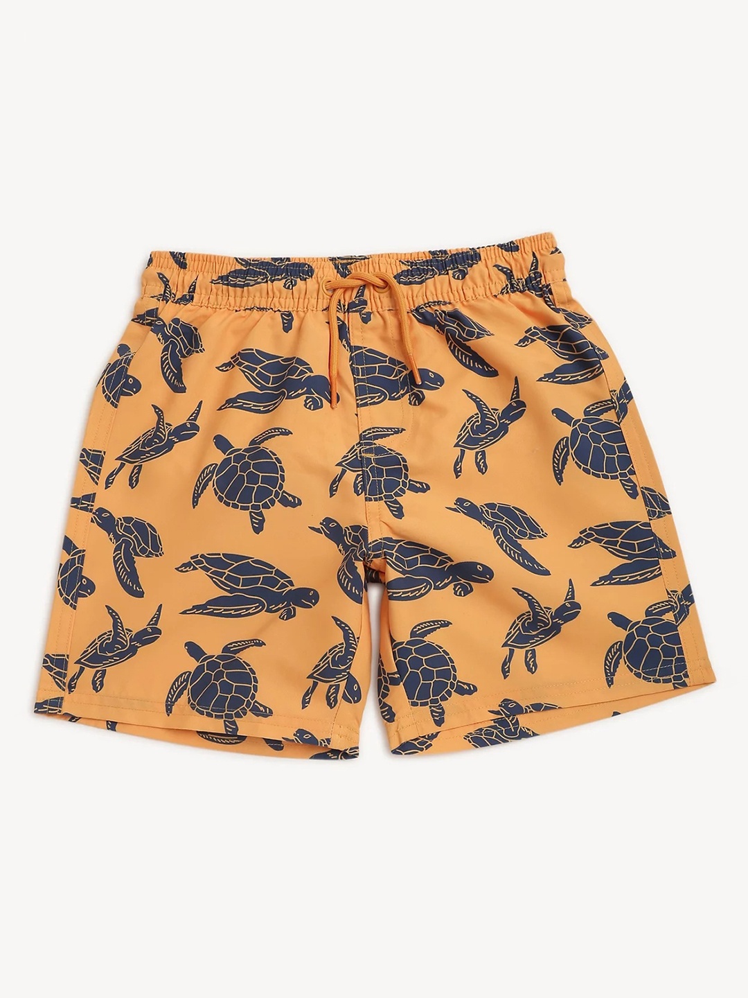 

Marks & Spencer Boys Conversational Printed Mid-Rise Shorts, Orange