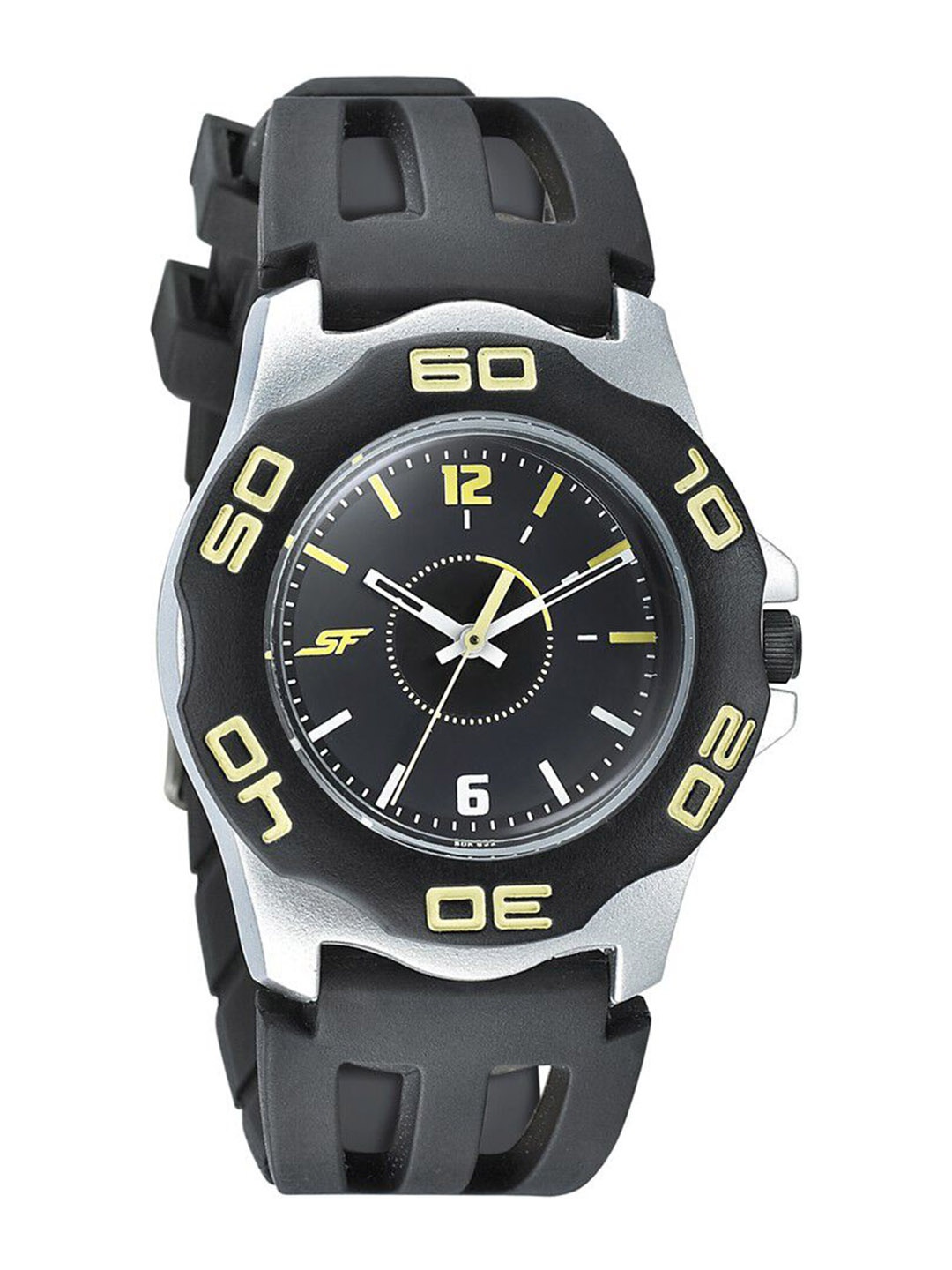 

Sonata Men SF Quartz Analogue Watch NP7929PP09W, Black