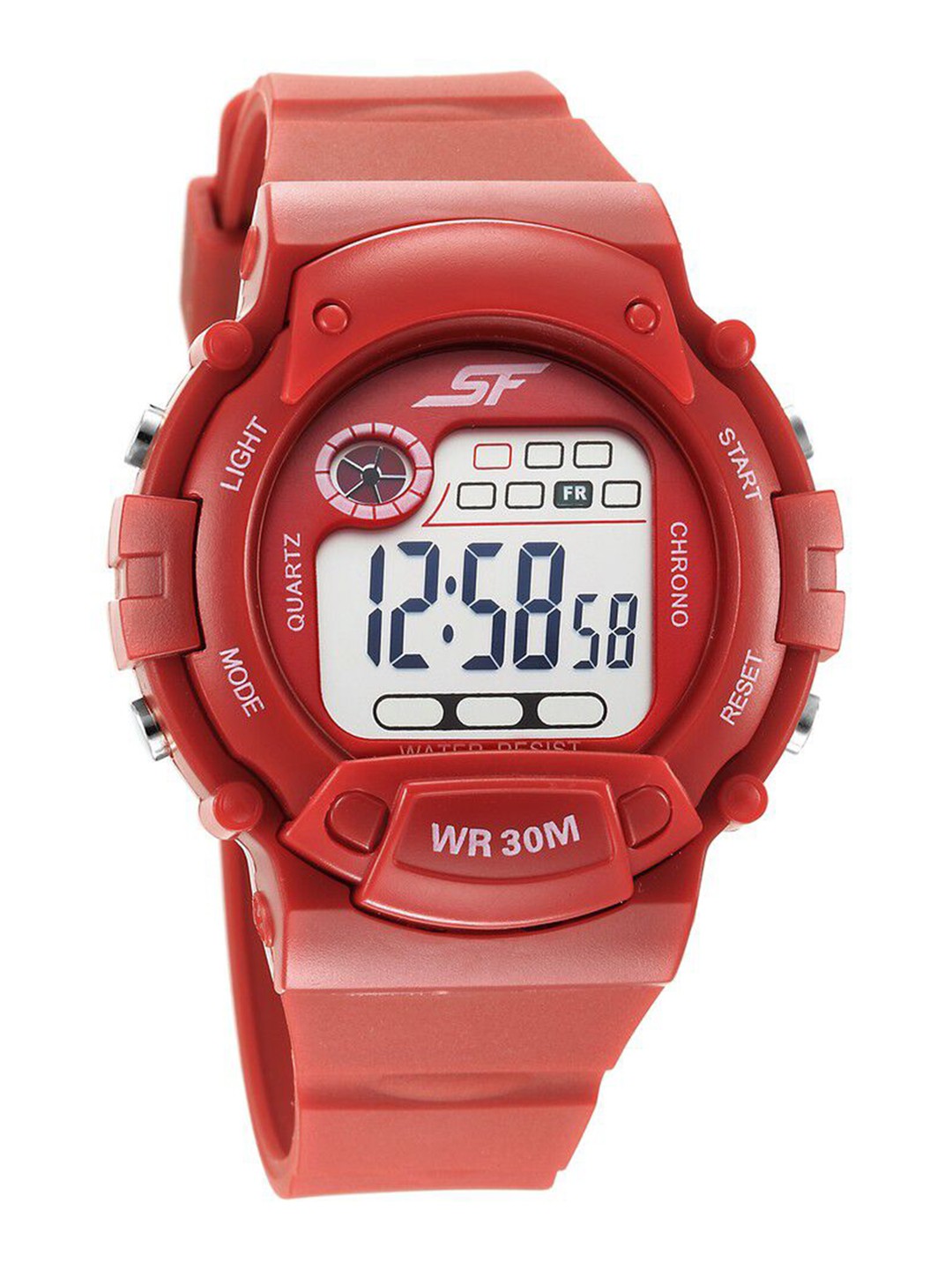 

Sonata Men Synthetic Straps Digital Automatic Watch 7982PP13, Red