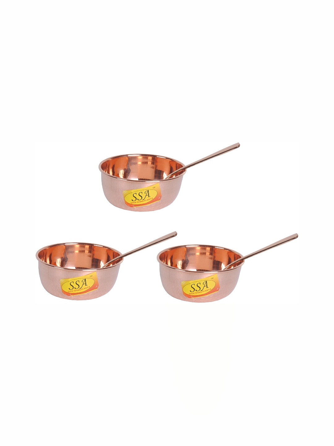 

Shivshakti Arts Brown 6 Pieces Stainless Steel Bowls And Spoons 50 ml