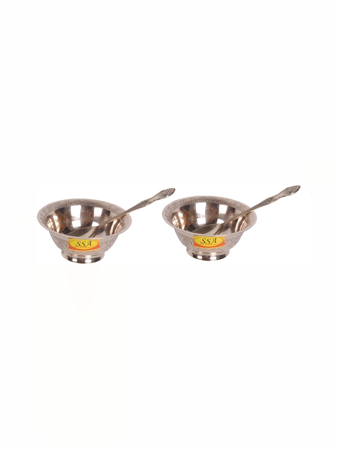 

Shivshakti Arts Copper-Toned 4 Pieces Stainless Steel Core 150 ml