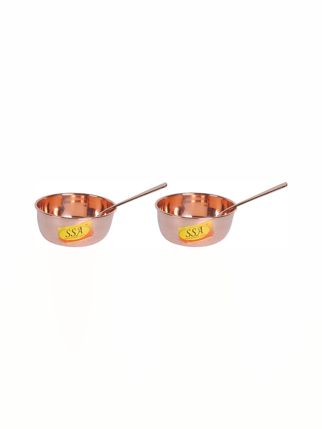 

Shivshakti Arts Brown 4 Pieces Stainless Steel Bowls With Spoons