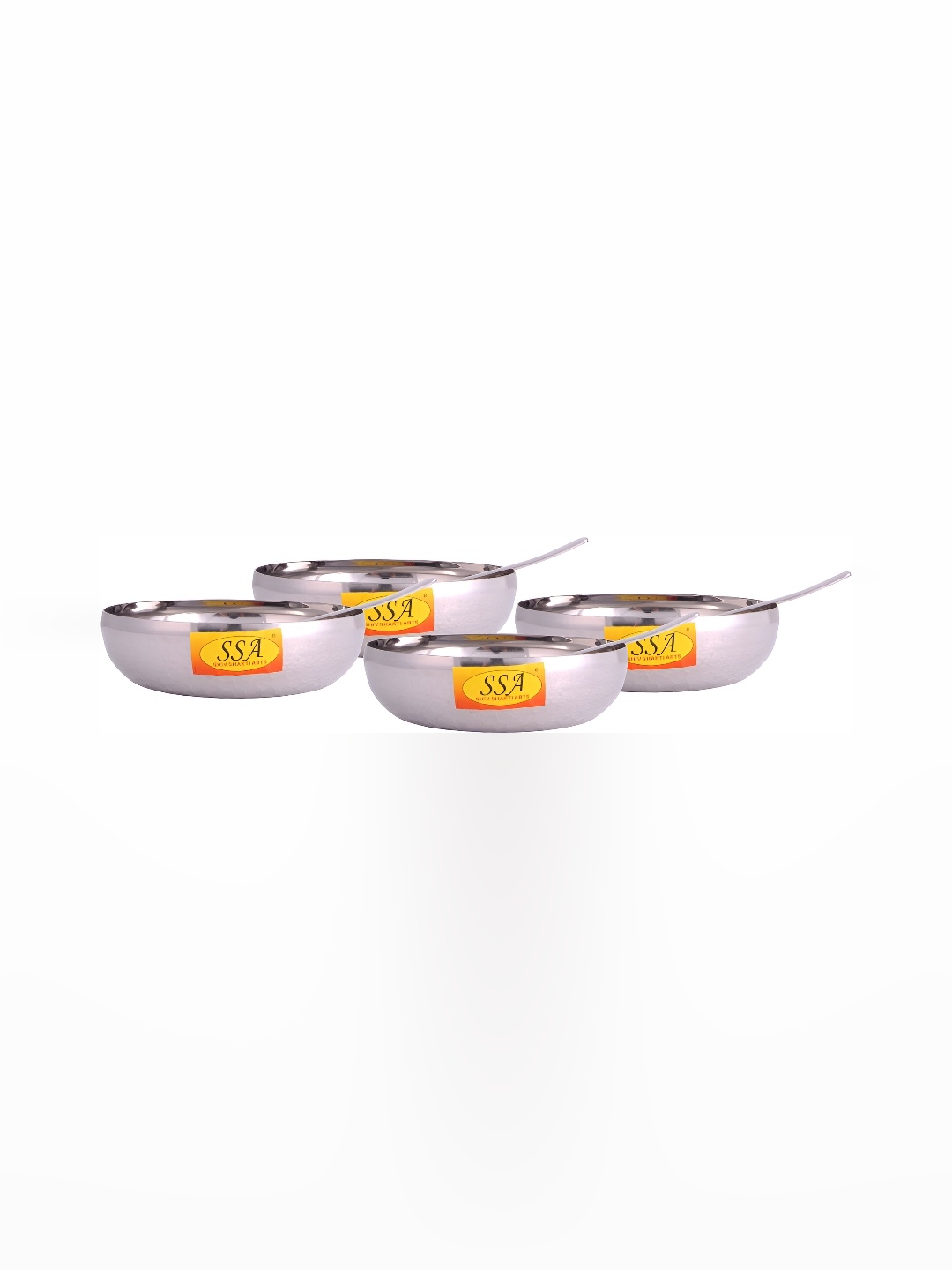 

Shivshakti Arts Silver Toned 8 Pieces Bowls 150 ml Each