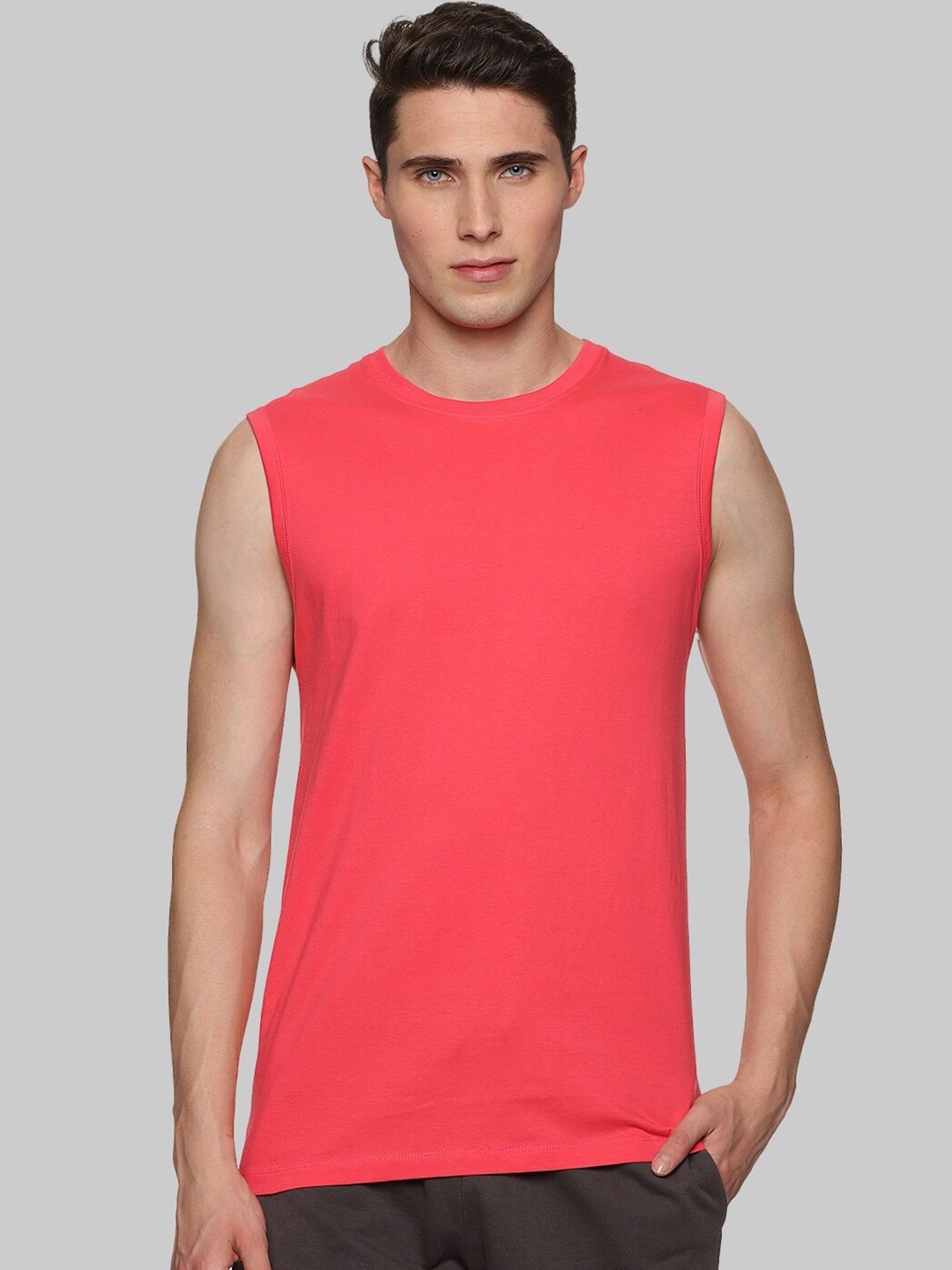 

BAESD Round Neck Cotton T-shirt, Pink