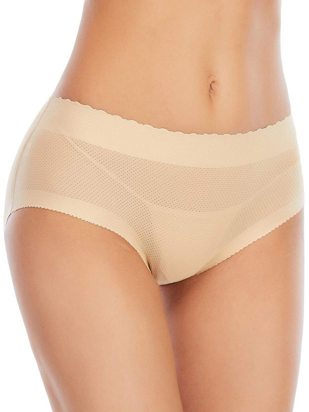

CareDone Women High Raise Breathable Butt Lifter Shaper Brief, Cream