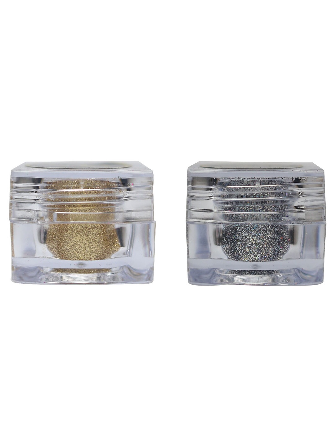 

Veoni BELLE Set Of 2 HD Holographic Glitter Eyeshadow 5g Each - Pure Gold & Antique Gold