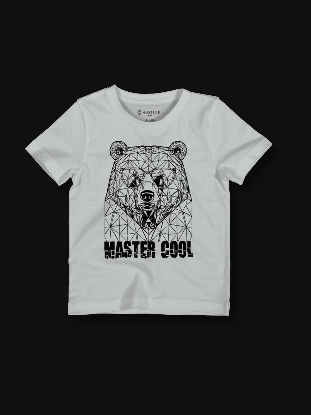 

Huetrap Boys Graphic Printed Pure Cotton T-shirt, Grey