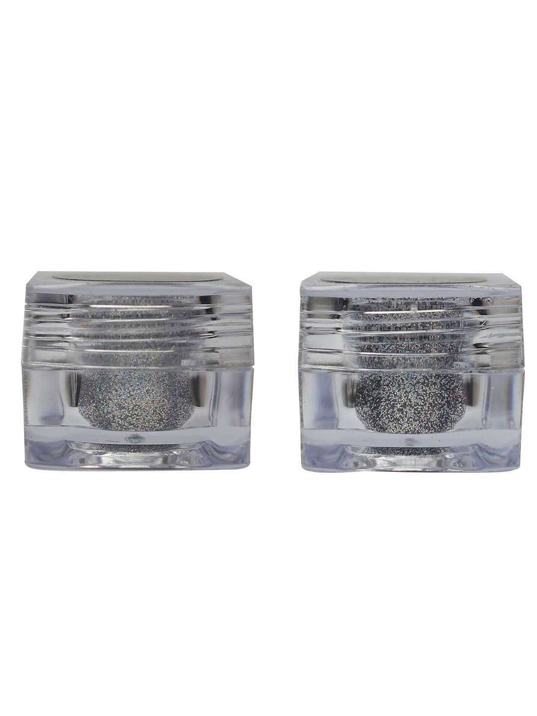 

Veoni BELLE Holographic HD 2-Pcs Glitter Eyeshadow -5g Each-Diamond Starlit & Dark Starlit, Silver