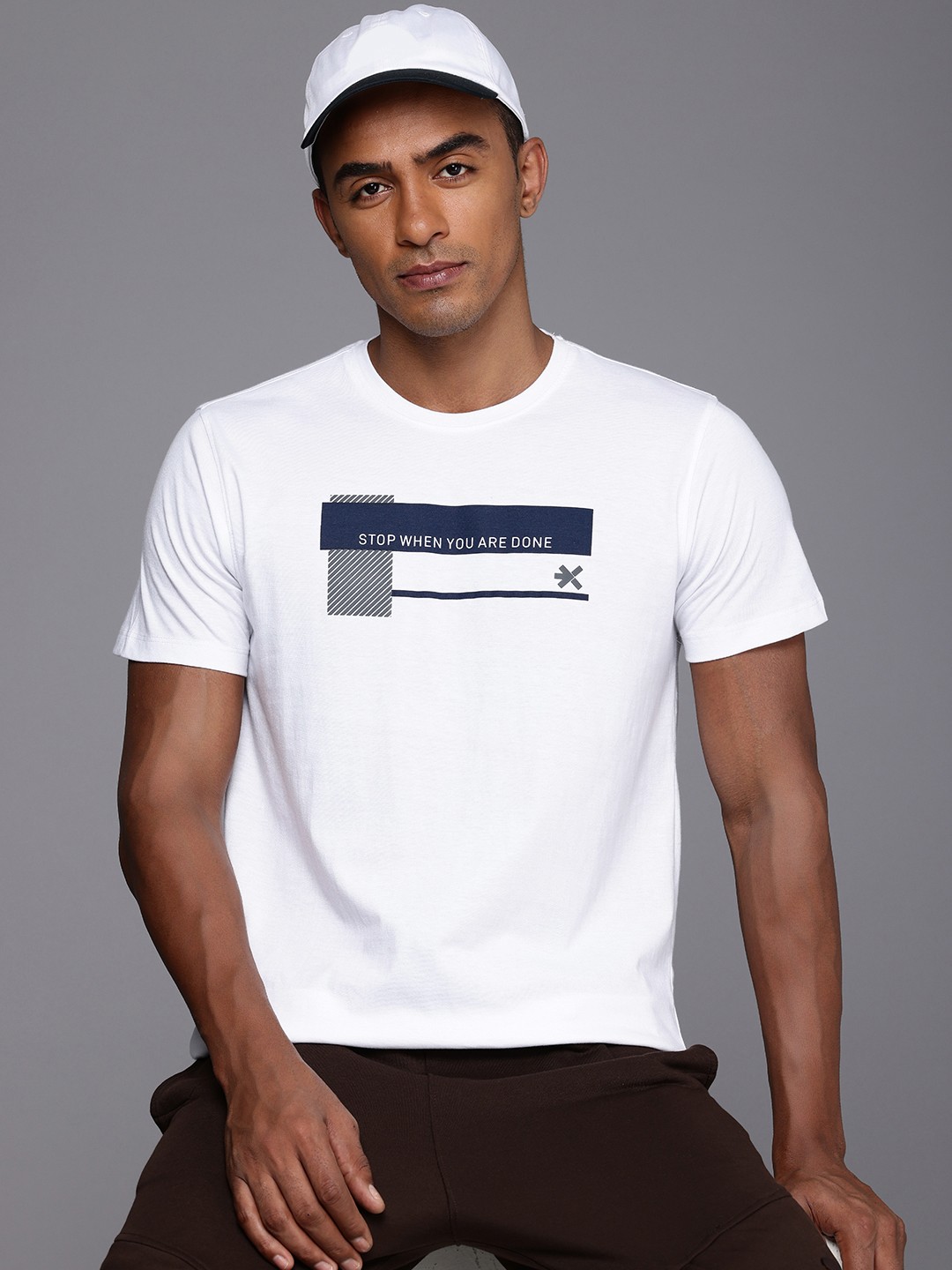 

HRX by Hrithik Roshan Men Lifestyle Printed T-shirt, White