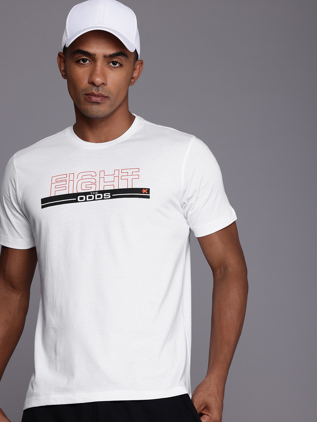 

HRX by Hrithik Roshan Men Typography Printed T-shirt, White