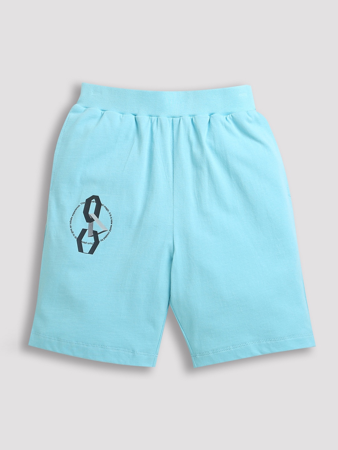 

ZIP ZAP ZOOP Boys Mid Rise Pure Cotton Shorts, White