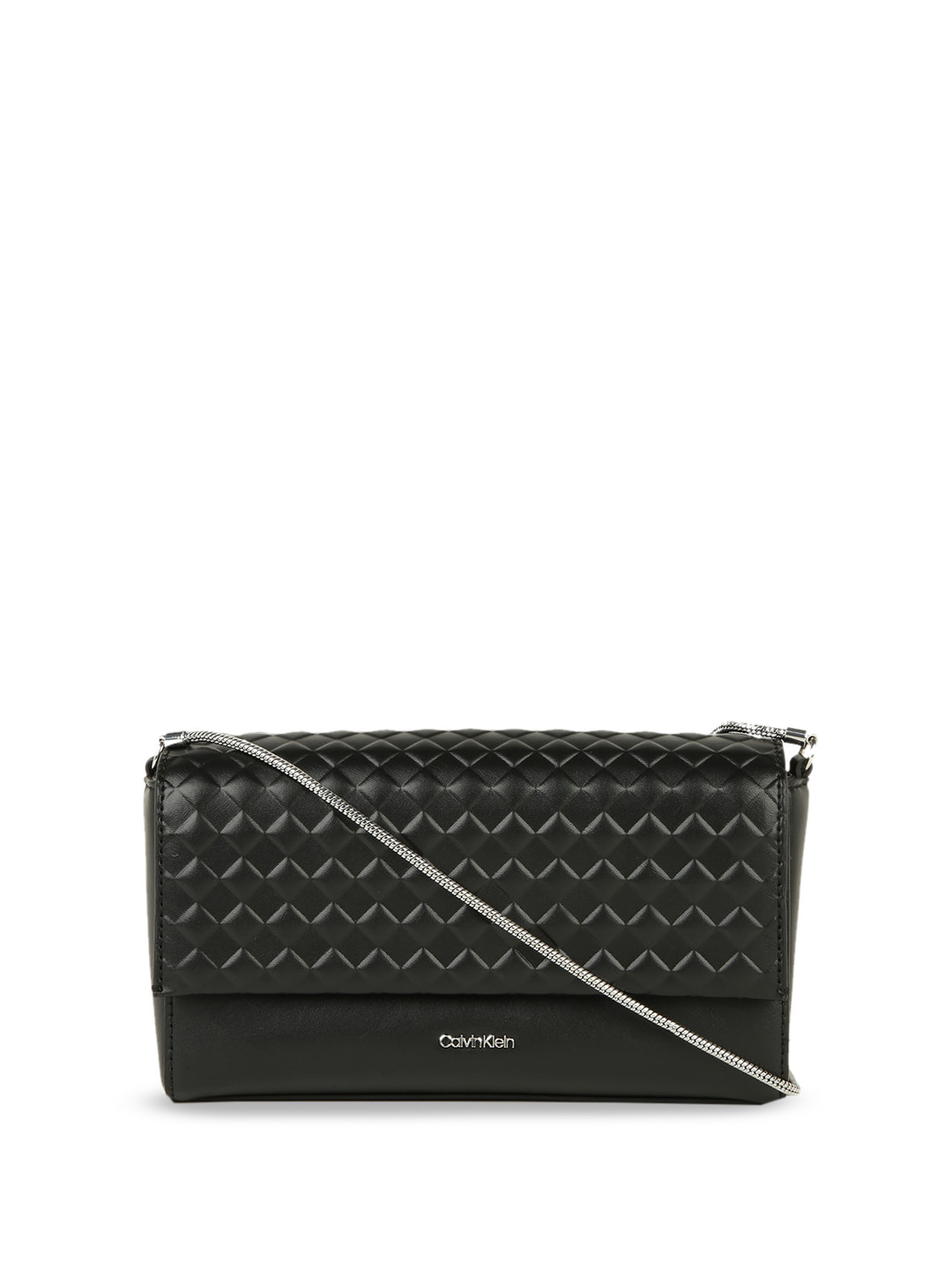 

Calvin Klein Textured Swagger Sling Bag, Black