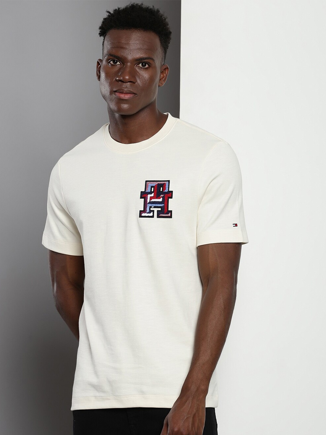 

Tommy Hilfiger Pure Cotton T-shirt, Off white