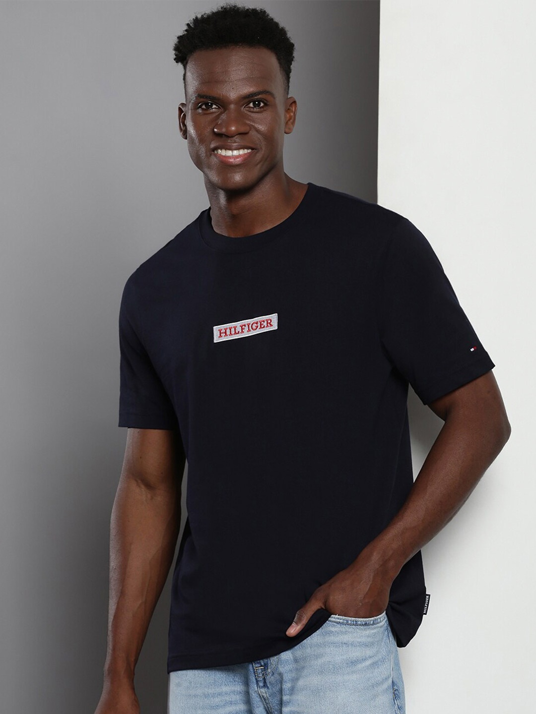 

Tommy Hilfiger Pure Cotton T-shirt, Navy blue